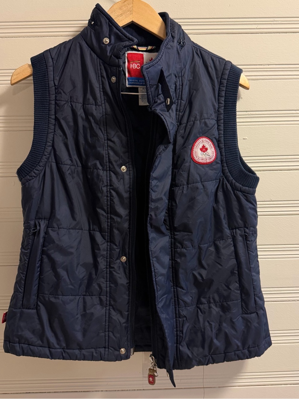 Vintage HBC Team Canada 2006 Torino Olympics Puffer Vest